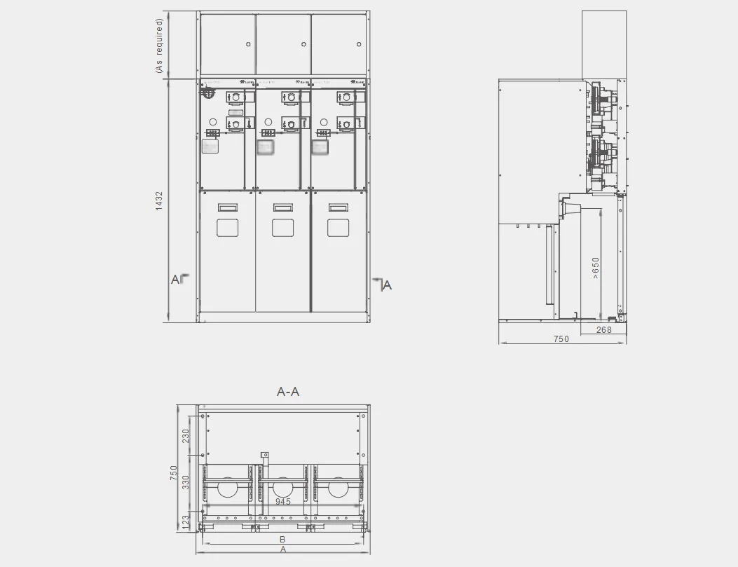 GT-SRM-12 SF6 Gas insulated ring main unit (2)