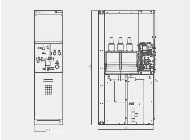 GTRM-12 Solid insulated ring main unit (4)